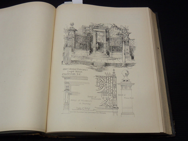 1886-1887 SANITARY ENGINEER CONSTRUCTION RECORD BOUND VOLUME 15 & 16 - KD 3351B