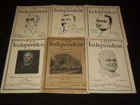 1927 THE INDEPENDENT WEEKLY MAGAZINE LOT OF 42 ISSUES - ARTICLES & ADS - WR 708