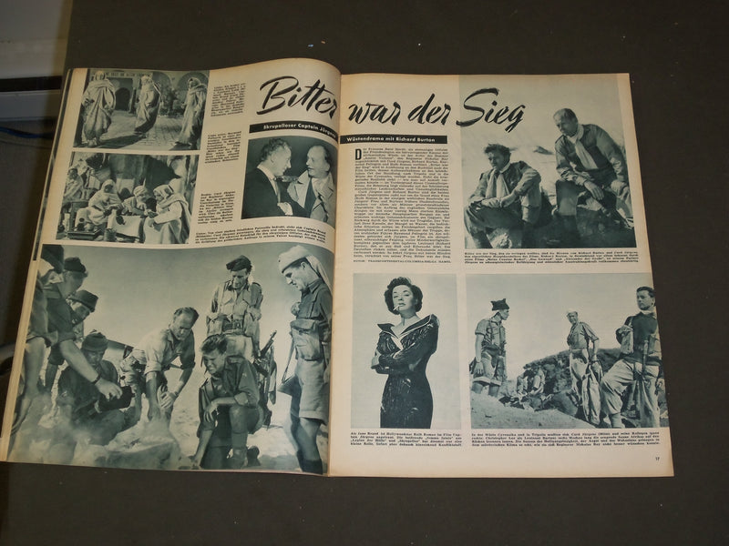 1957 APR 30 FILM REVIEW (GERMAN) MAGAZINE - MARIA SCHELL COVER - B 3980