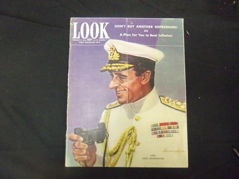1944 FEBRUARY 8 LOOK MAGAZINE - LORD LOUIS MOUNTBATTEN - ST 1980