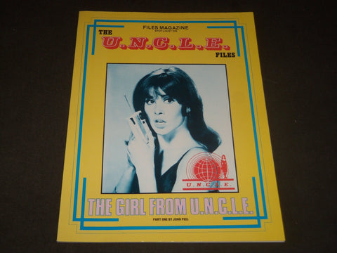 1985 FILES MAGAZINE SPOTLIGHT ON U. N. C. L. E. FILES - APRIL COVER - CW 1191