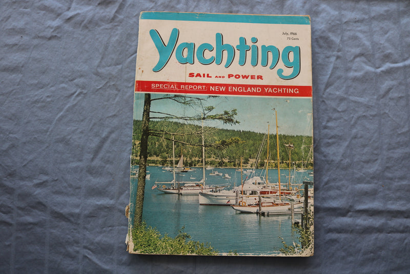 1966 JULY YACHTING MAGAZINE - NEW ENGLAND YACHTING COVER - E 9482