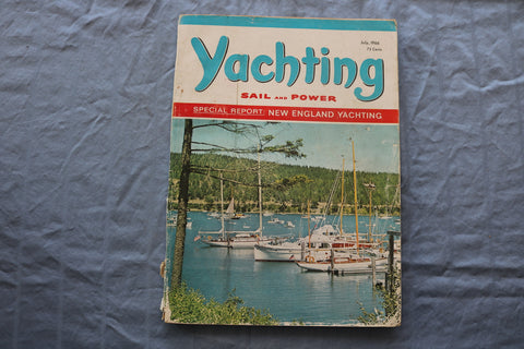 1966 JULY YACHTING MAGAZINE - NEW ENGLAND YACHTING COVER - E 9482