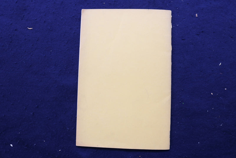 1935 PSI UPSILON GRATERNITY CONVENTION RECORDS SOFTCOVER BOOK - K 836