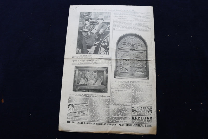 1906 JULY 22 NEW-YORK TRIBUNE PHOTO SECTION - GRAVESEND BAY - NP 8887