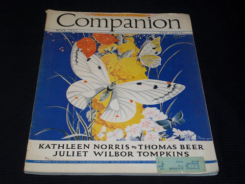 1937 MAY WOMAN'S HOME COMPANION MAGAZINE - NICE ILLUSTRATED COVER - E 5775