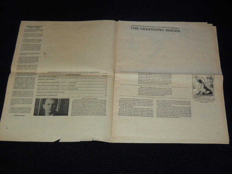 1966 OCTOBER VIETNAM AND THE UNITED STATES NEWSPAPER - ANTHONY AUSTIN - NP 2150S