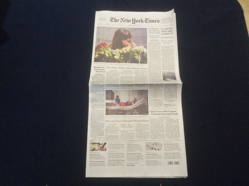 2021 MARCH 19 NEW YORK TIMES- U.S. TO SHIP DOSES SOUTH OF BORDER, STRATEGIC STEP