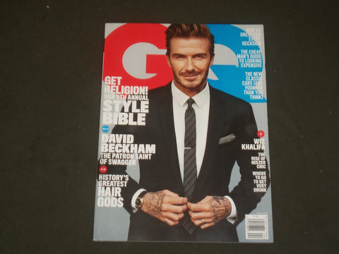 2016 APRIL GQ MAGAZINE - DAVID BECKHAM COVER - B 2901