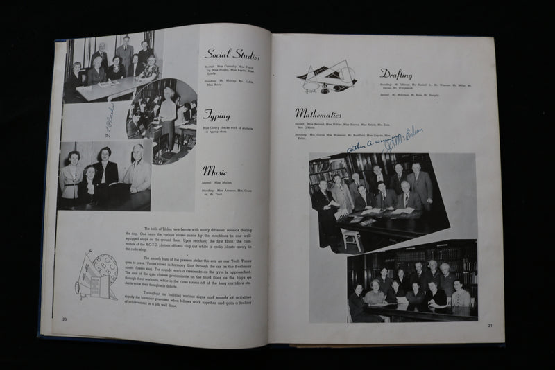 1950 THE CRAFTSMAN TILDEN TECHNICAL HIGH SCHOOL YEARBOOK - CHICAGO, IL - YB 3518