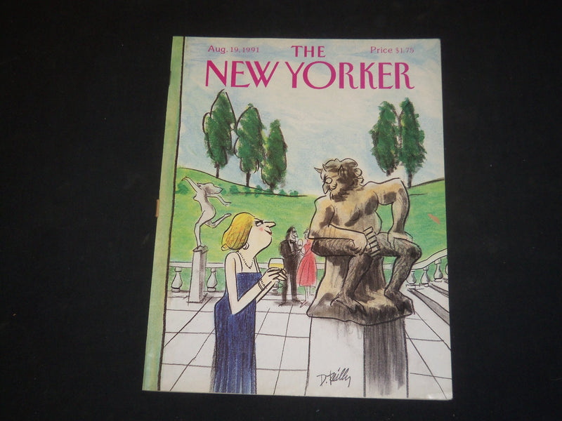 1991 AUGUST 19 THE NEW YORKER MAGAZINE - ILLUSTRATED COVER - NY 1497