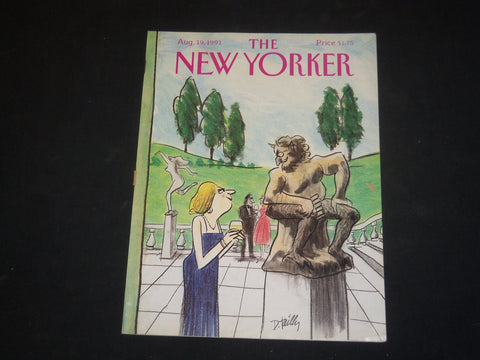 1991 AUGUST 19 THE NEW YORKER MAGAZINE - ILLUSTRATED COVER - NY 1497