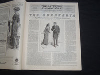 1912 SEPTEMBER 21 THE SATURDAY EVENING POST MAGAZINE - ILLUSTRATED COVER -SP 634