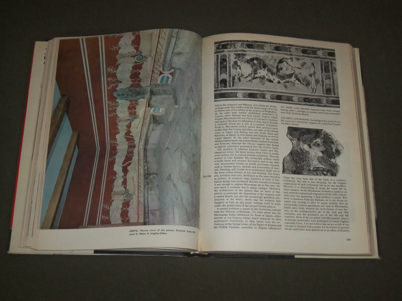 1966 LAROUSSE ENCYCLOPEDIA OF PREHISTORIC & ANCIENT ART BOOK - I 1325