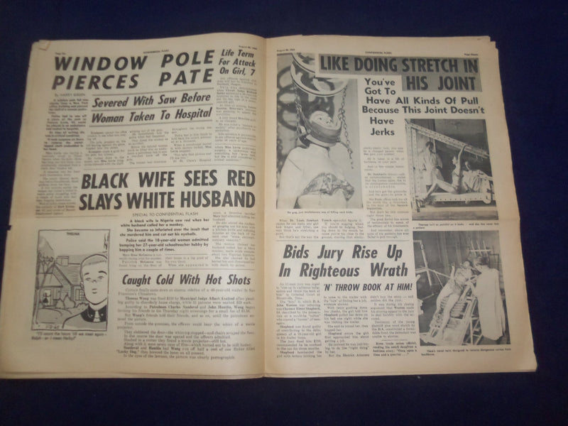 1965 AUGUST 28 FLASH NEWSPAPER - I DELIVERED MY OWN INFANT - NP 6947