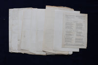 1897-1898 BOSTON MUSIC HALL PROGRAMS - LOT OF 19 - R. MARRINER FLOYD - K 1634