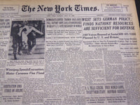 1950 MAY 14 NEW YORK TIMES - WEST SETS GERMAN POLICY - NT 4574