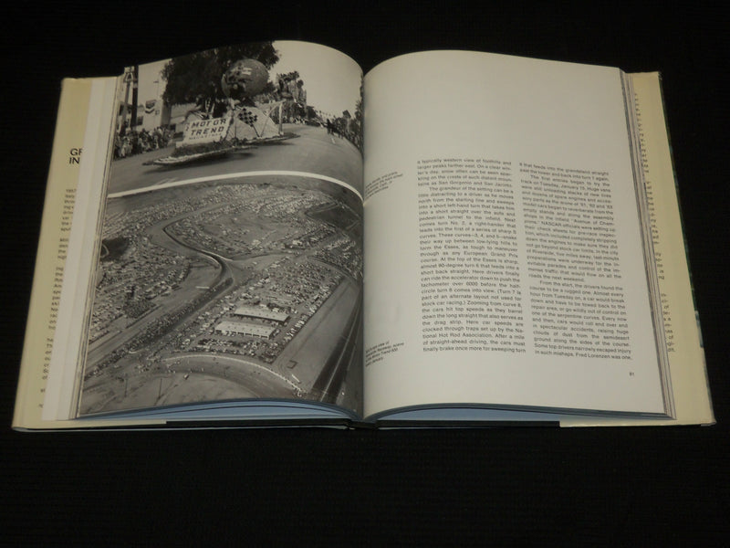 1968 GREAT MOMENTS IN AUTO RACING HARDCOVER BOOK BY IRWIN STAMBLER - R 713J