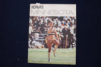 1971 IOWA FOOTBALL PROGRAMS VS. MINNESOTA & INDIANA - LOT OF 2 - K 1706