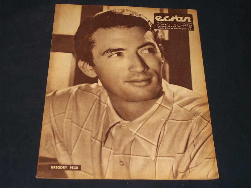 1950 JANUARY 10 ECRAN SPANISH MAGAZINE - GREGORY PECK COVER - E 26024