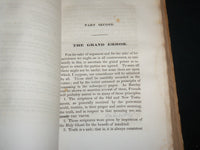 1833 QUAKERISM NOT CHRISTIANITY SAMUEL COX HARDCOVER BOOK - KD 6614