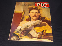 1937 DECEMBER PIC MAGAZINE - GREENWICH VILLAGE STUDIO GARBO BACK COVER - E 20540
