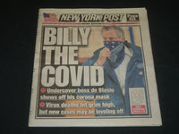 2020 APRIL 8 NEW YORK POST NEWSPAPER - VIRUS DEATHS HITS HIGH