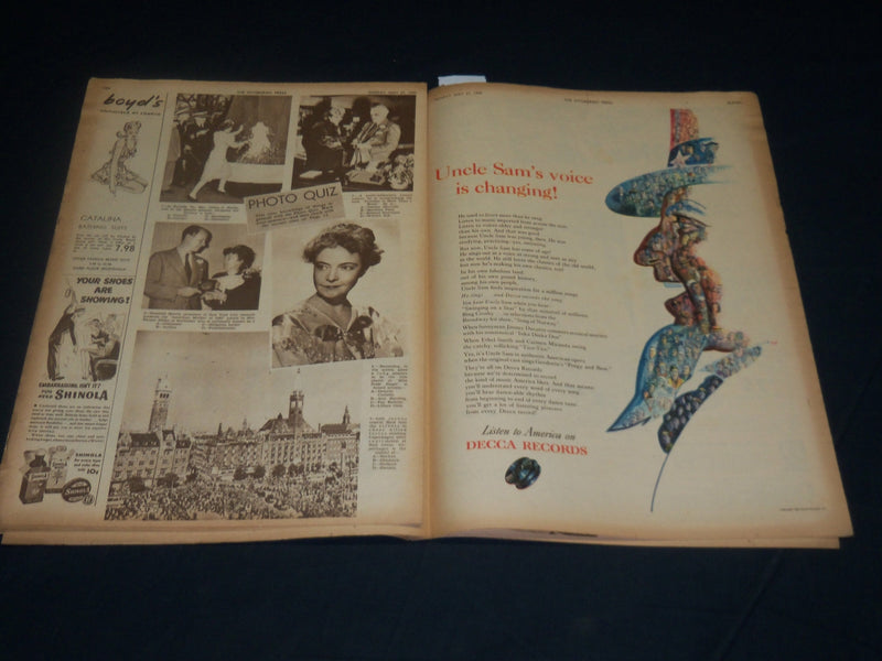 1945 MAY 27 THE PITTSBURGH PRESS SUNDAY ROTO SECTION - MEMORIAL DAY - NP 4578
