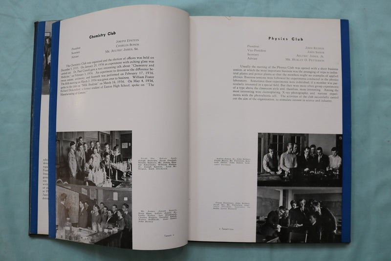 1936 THE RECHAUFFE EASTON HIGH SCHOOL YEARBOOK - EASTON, PENNSYLVANIA - YB 3554