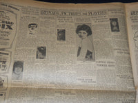 1928 FEBRUARY 16 LOS ANGELES EVENING EXPRESS NEWSPAPER EDDIE FOY DEAD - NP 748