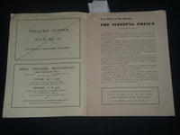 1956 MURDER AT THE VICARAGE CAMBRIDGE ARTS THEATRE PROGRAM - J 4279