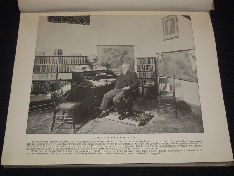 1894 PICTURESQUE CUBA AND OUR NAVY HARDCOVER BOOK - NICE PHOTOS - KD 5293D