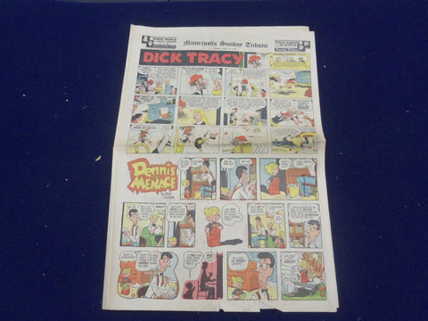 1958 APRIL 20 MINNEAPOLIS SUNDAY TRIBUNE COLOR COMICS SECTION - NP 4974