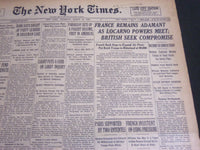 1936 MARCH 12 NEW YORK TIMES - FRANCE REMAINS ADAMANT AS LOCARNO POWERS- NT 6879