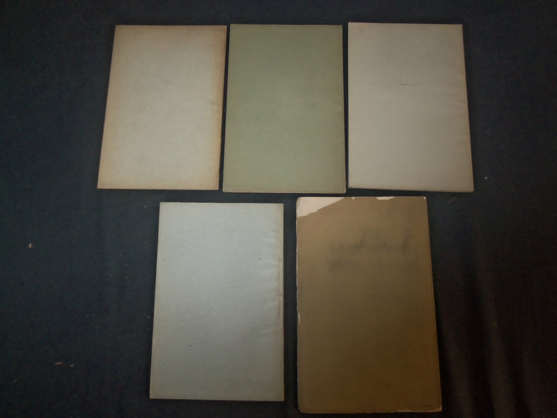 1887-1890 UNITED BRETHREN SOCIETY PROCEDINGS BOOKLET - LOT OF 5 - O 226B