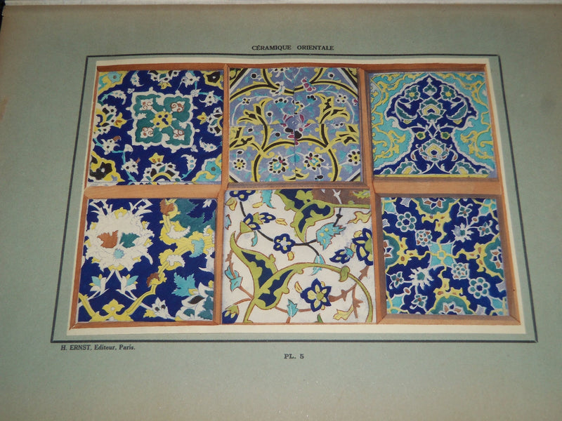 1920'S CERAMIQUE ORIENTALE FRENCH VOLUME - GREAT PLATES - Z 95