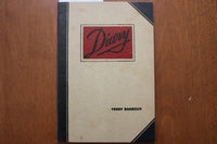 1937 DIARY SOFTCOVER BOOK BY TEDDY BARBOUR - K 3157