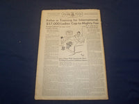 1961 OCTOBER 30 DAILY RACING FORM - CARRY BACK WINS TRENTON - NP 3200A
