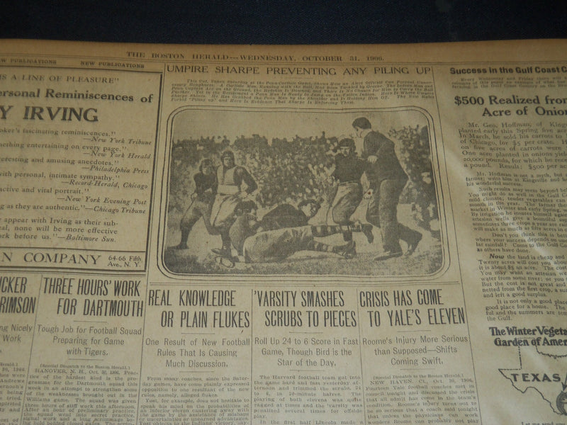1906 OCT 31 THE BOSTON HERALD SCIENTIST MANAGERS LET REPORTERS MRS. EDDY - BH 90