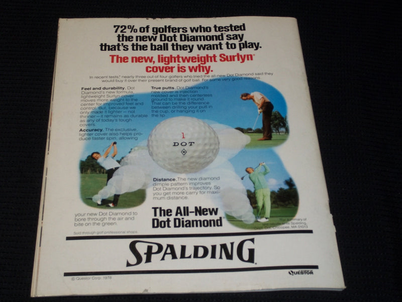 1979 JANUARY 26 GOLF WORLD MAGAZINE - FUZZY ZOELLER FRONT COVER - E 6618