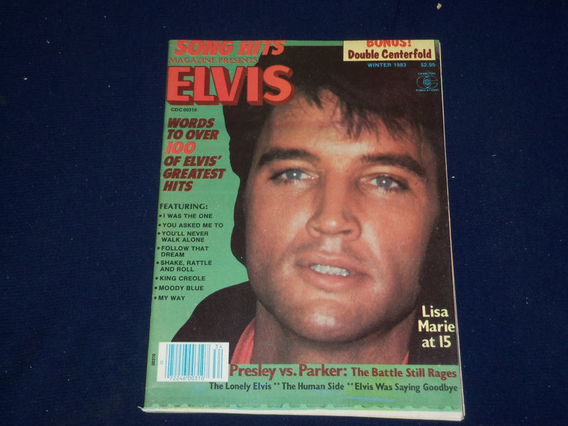 1983 WINTER SONG HITS MAGAZINE - ELVIS PRESLEY - PHOTOS - SP 9913