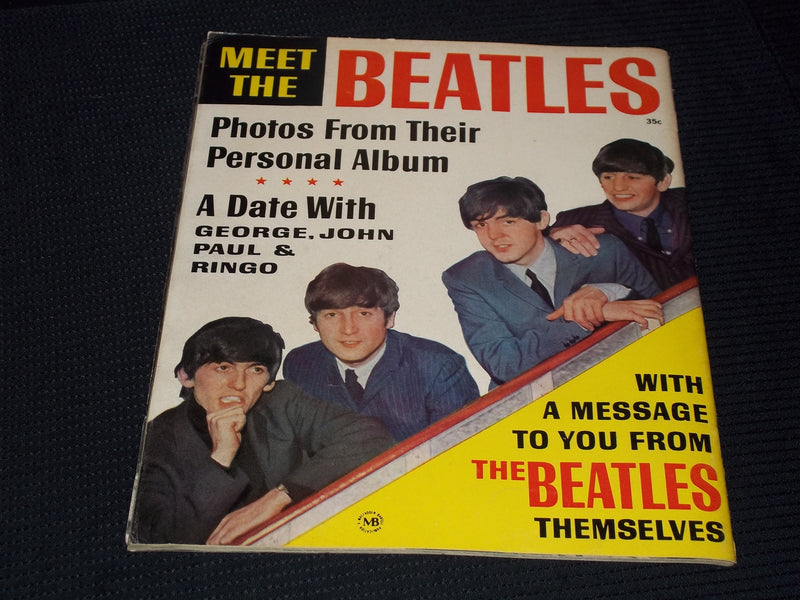 MEET THE BEATLES MAGAZINE - PERSONAL PHOTO ALBUM FRONT COVER - E 16078