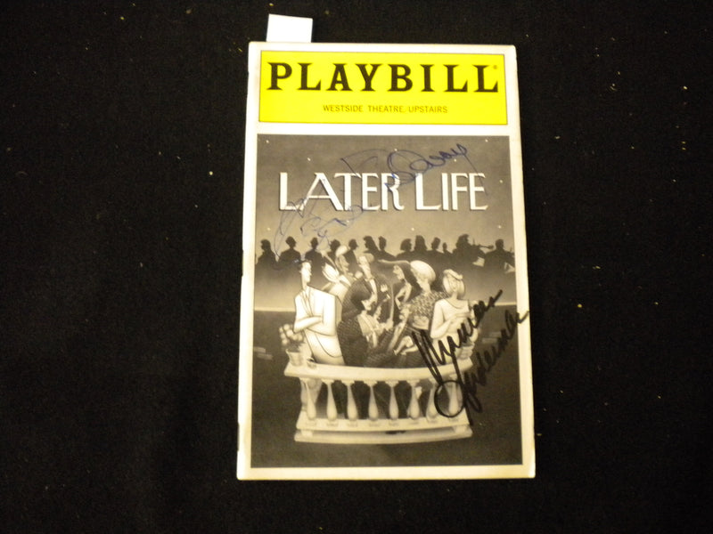 1993 LATER LIFE PLAYBILL - MAUREEN ANDERMAN + 1 OTHER SIGNATURE - J 8247