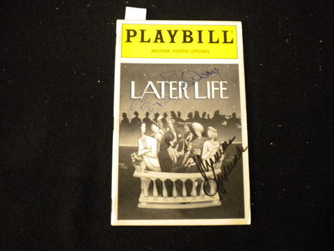 1993 LATER LIFE PLAYBILL - MAUREEN ANDERMAN + 1 OTHER SIGNATURE - J 8247