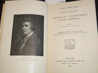 1897 SPEECHES ON CONCILIATION WITH AMERICA BOOK BY EDMUND BURKE - J 8137