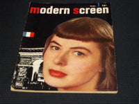 1947 MAY MODERN SCREEN MAGAZINE - INGRID BERGMAN FRONT COVER - E 15121