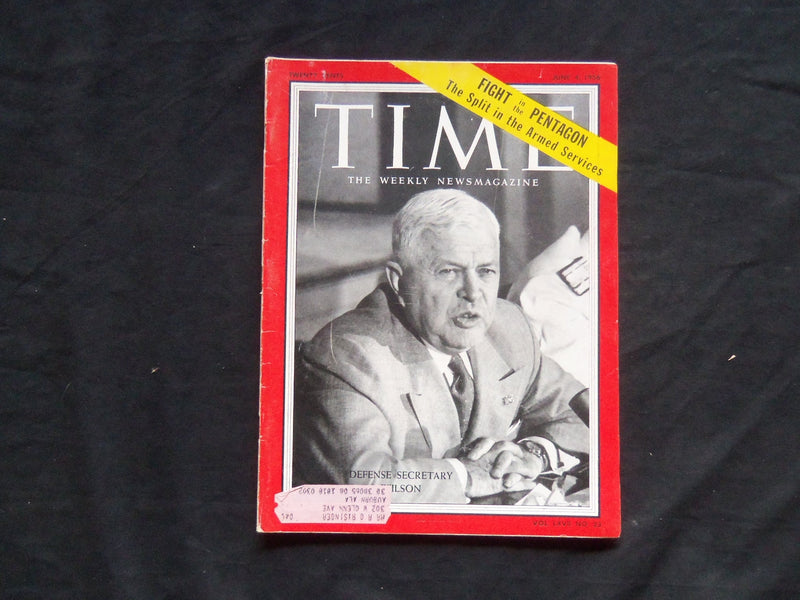1956 JUNE 4 TIME MAGAZINE - CHARLES E. WILSON, DEFENSE SECRETARY - T 1540
