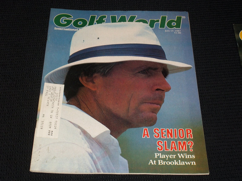 1987 JULY 17 GOLF WORLD MAGAZINE - GARY PLAYER FRONT COVER - E 5511A
