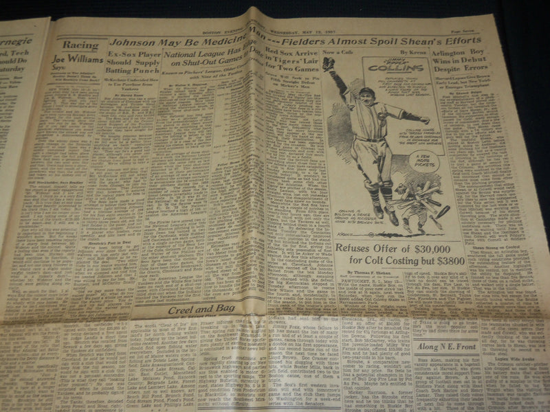 1937 MAY 12 BOSTON TRANSCRIPT NEWSPAPER - GEORGE VI CROWNED - NP 4251N