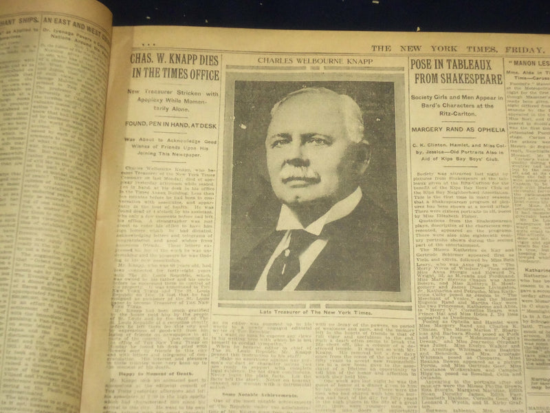 1916 JANUARY 7 NEW YORK TIMES - THREE LABOR MEMBERS QUIT MINISTRY - NT 9054